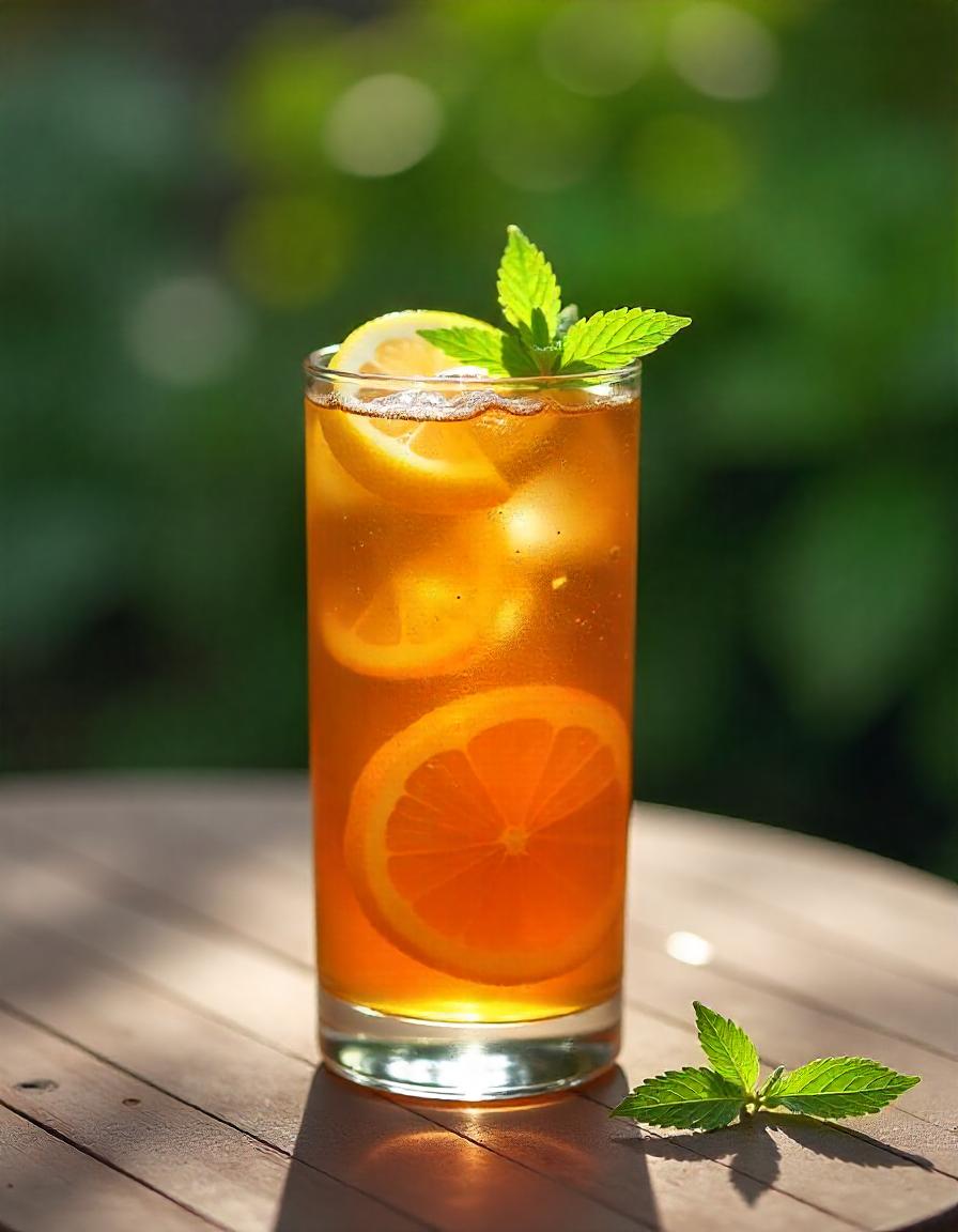 Cannabis Tee als Cocktail