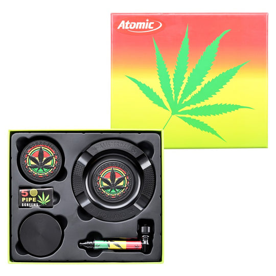 Grinder Leaf Rasta Set 4tlg.