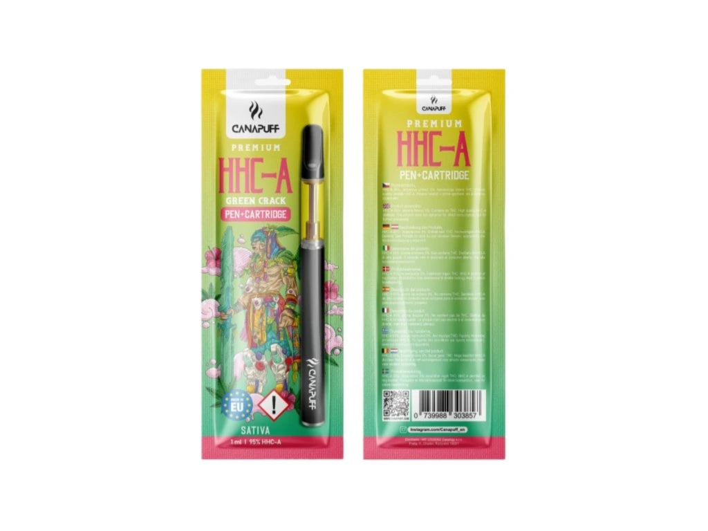 HHC-A Pen+Cartridge Green Crack 79% 1ml