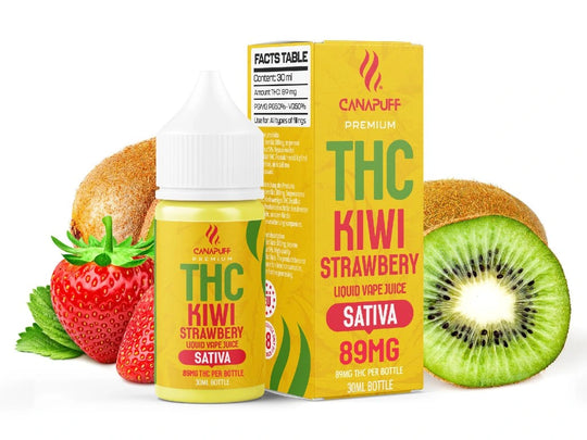 THC Liquid Kiwi Strawberry 89mg 30ml