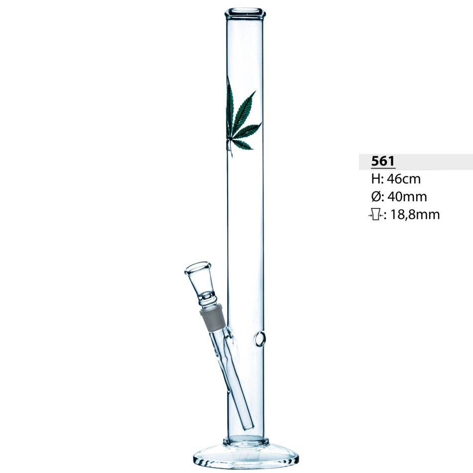 Glas Bong Zylinder 46cm