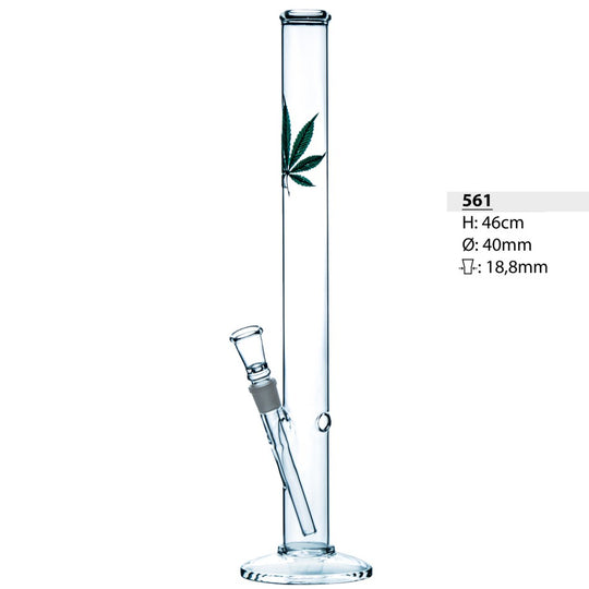 Glas Bong Zylinder 46cm