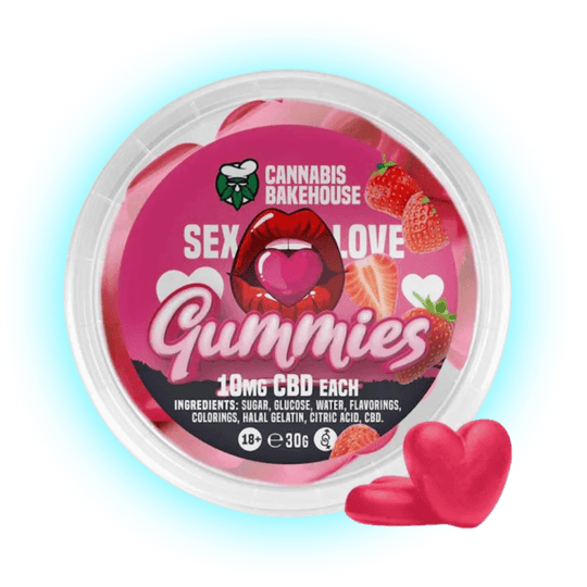 CBD SEX/LOVE GUMMIES - STRAWBERRY (30G)