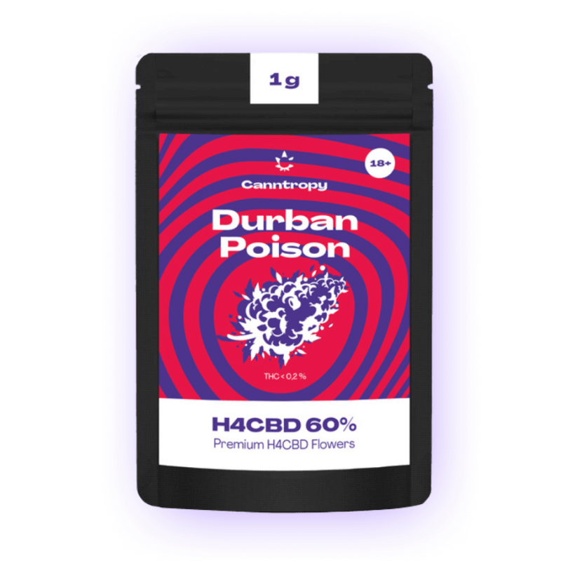 h4cbd durban poison blüte