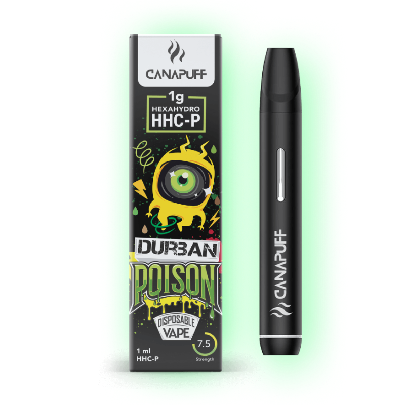 durban poison hhc-p vape canapuff