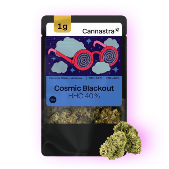 HHC Cosmic Blackout Blüten online legal kaufen