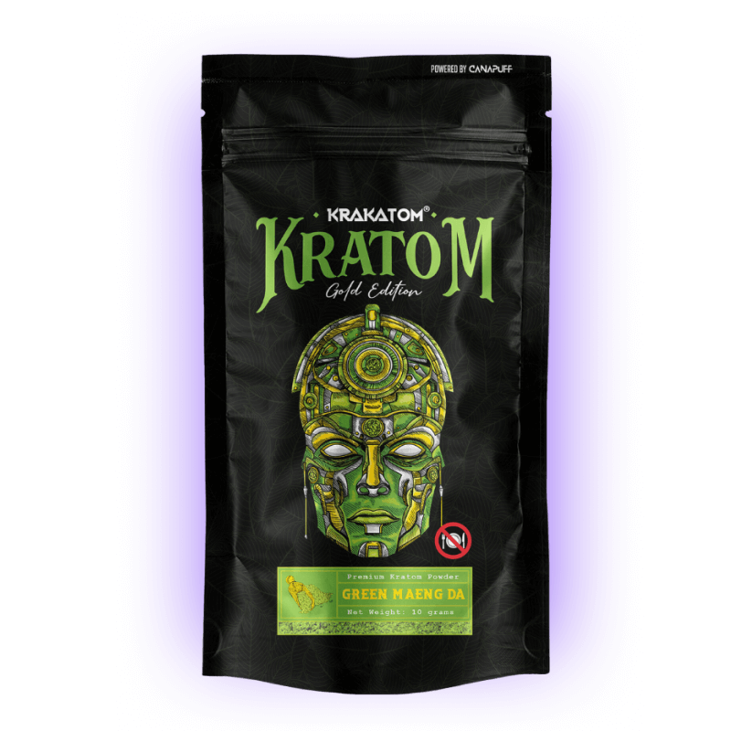 Kratom Pulver - Green Maeng Da - Gold Edition