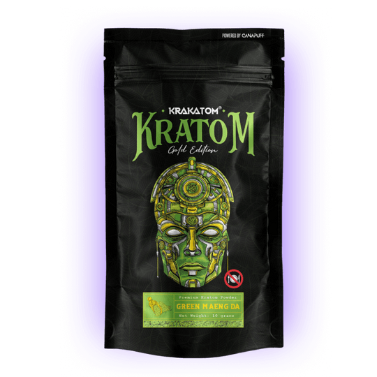 Kratom Pulver - Green Maeng Da - Gold Edition