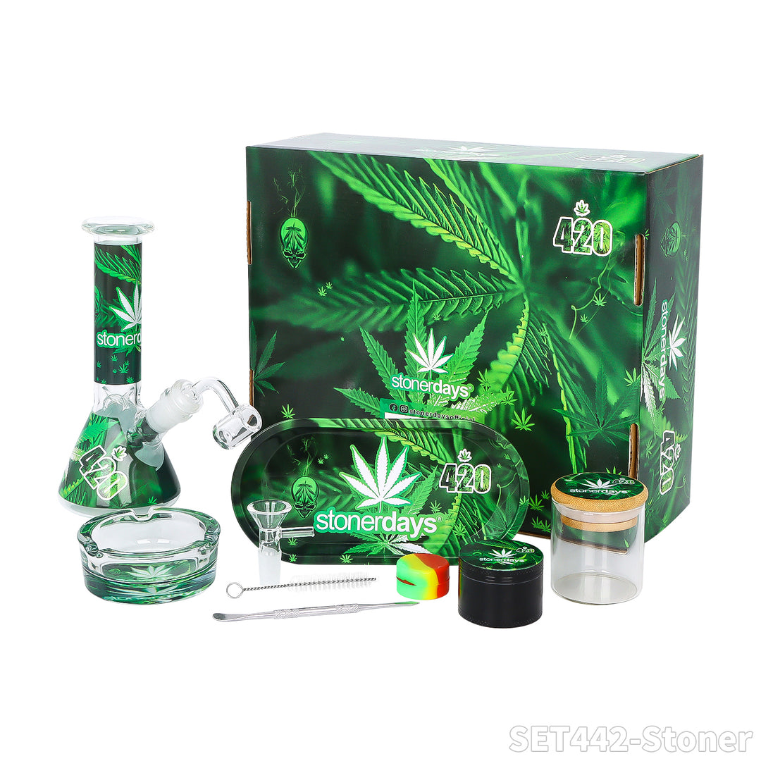 Bong Set – Komplettes Raucherset 7tlg.