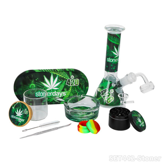 Bong Set – Komplettes Raucherset 7tlg.