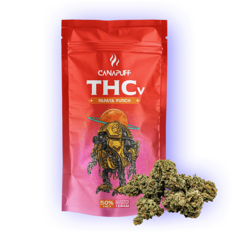 THCv THCp Blüten papaya punch Canapuff