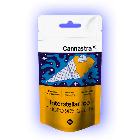 THC-PO Flower Interstellar Ice 90% Cannabis 