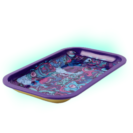 Euphoria Metal Rolling Tray Psychedelic - 270 x 160 mm