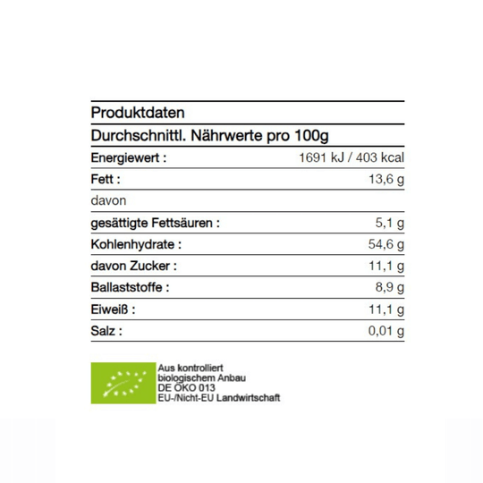 Produktdaten zu Powerflakes Müsli – mit Hanf