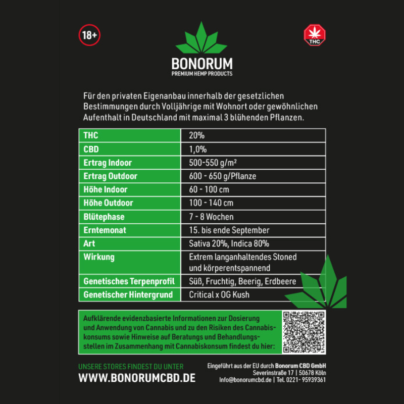OK KUSH  critical THC
